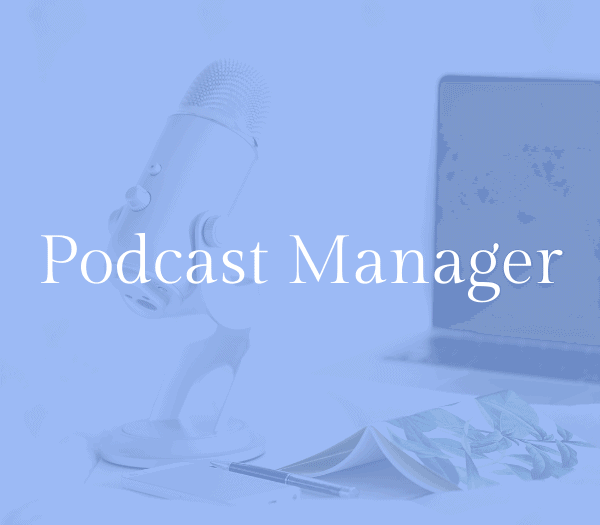 Podcast manager job