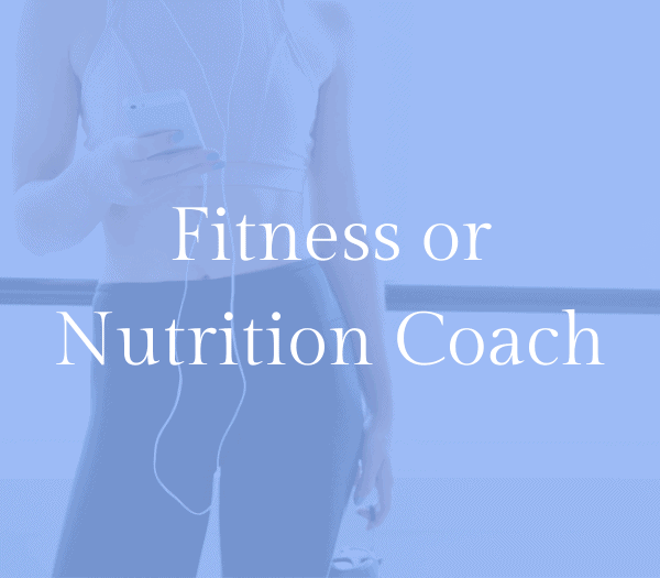 Become an online fitness or nutrition coach